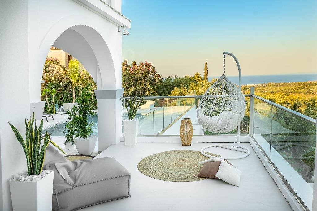 Balkón nebo terasa v ubytování Variza Residence