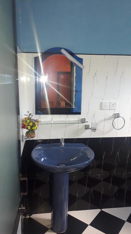 Koupelna v ubytování Basilico Homestay