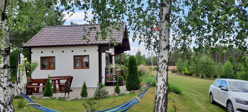 Zahrada ubytování Hubertówka Czapiewice