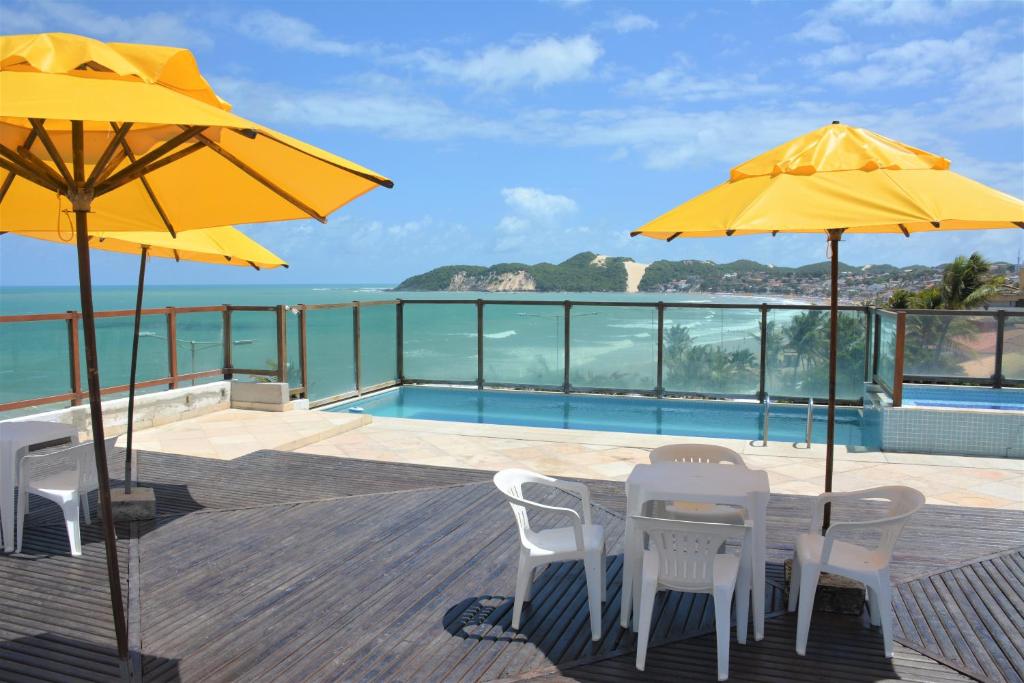  Araça Flat - Beira mar - Apto104 Térreo frente mar