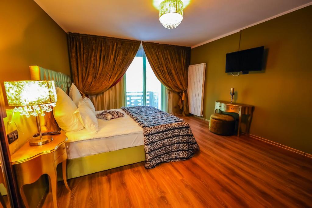 Postel nebo postele na pokoji v ubytování MOFT Villa