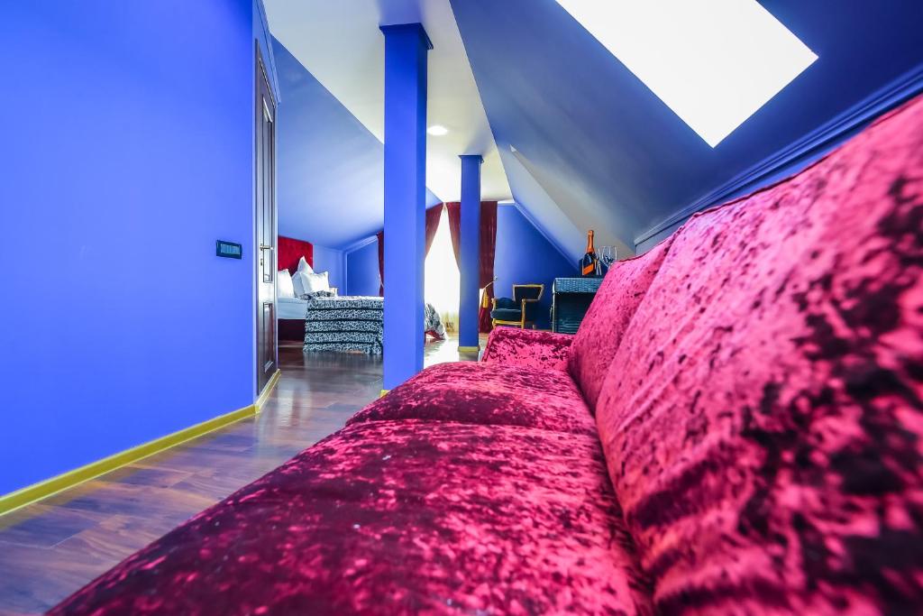 Posezení v ubytování MOFT Villa