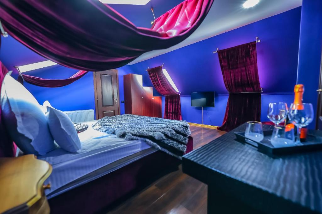 Postel nebo postele na pokoji v ubytování MOFT Villa
