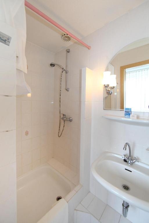 Koupelna v ubytování Aparthotel Klara