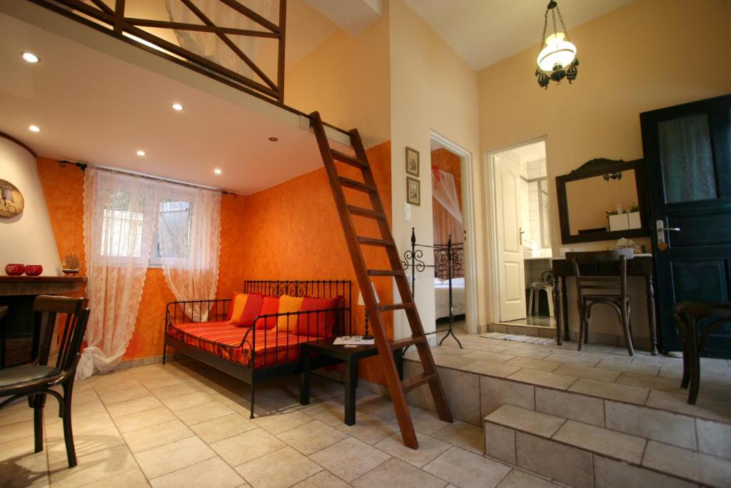 Posezení v ubytování Meliti Guesthouse