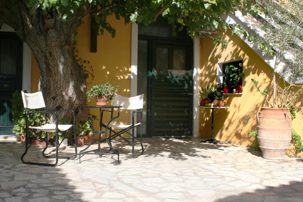 Patio nebo venkovní prostory v ubytování Meliti Guesthouse