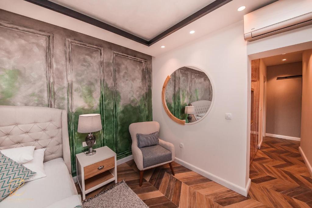 Posezení v ubytování Barka B'n'B - Elegant Seaview Rooms