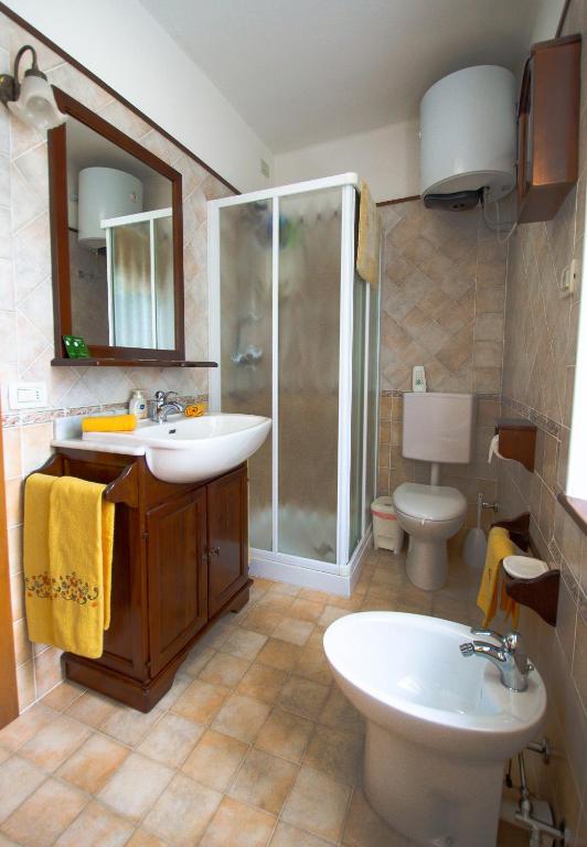 Koupelna v ubytování B&B Marie Therese