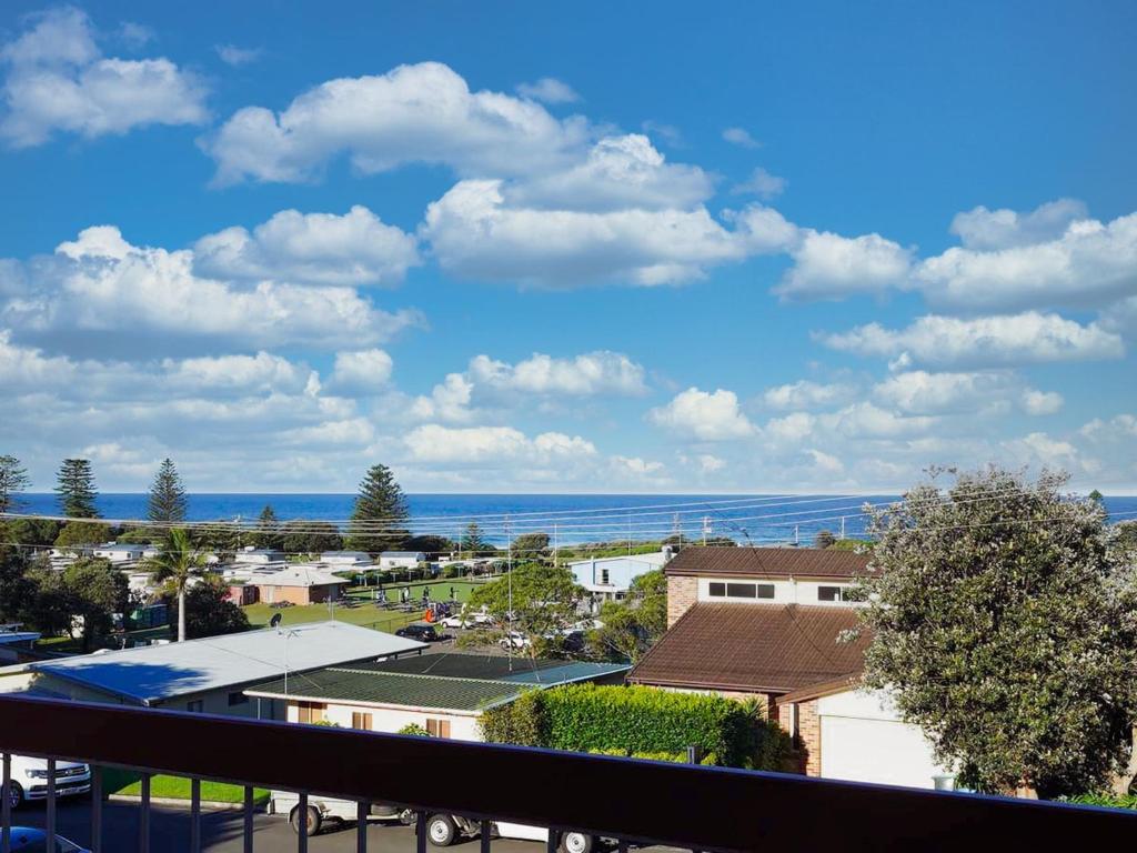 a view of the ocean from a balcony at Cloud Nine Gerringong in Gerringong