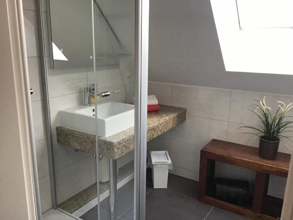 Koupelna v ubytování Ferienwohnung Giese