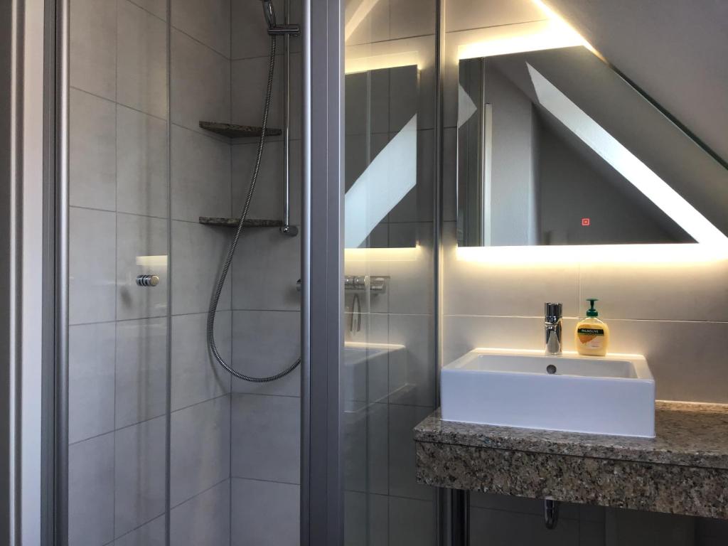 Koupelna v ubytování Ferienwohnung Giese
