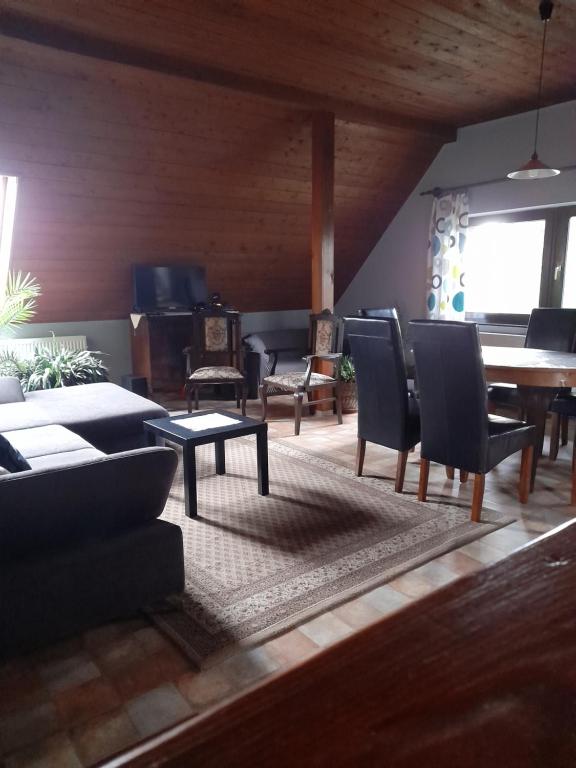 Posezení v ubytování Agave Apartman