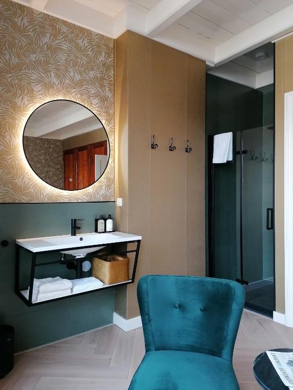 Posezení v ubytování B&B De Stadssingel