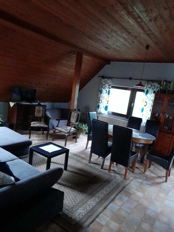 Posezení v ubytování Agave Apartman