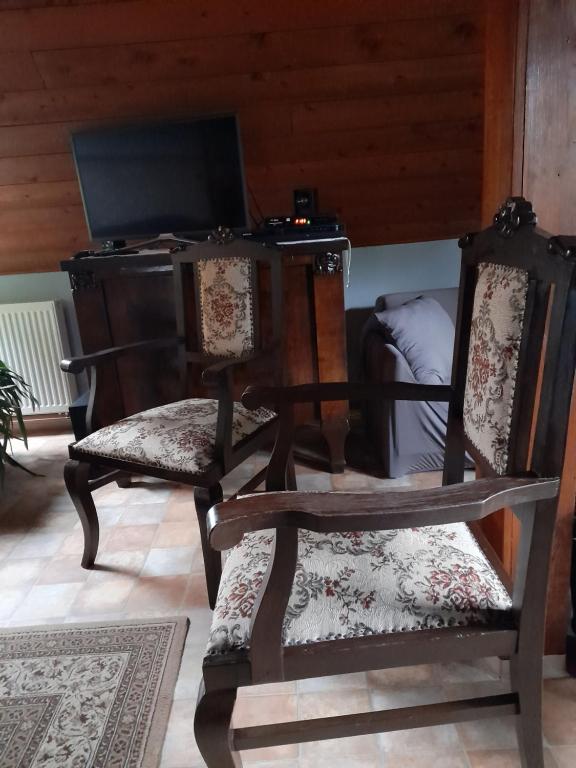 TV a/nebo společenská místnost v ubytování Agave Apartman