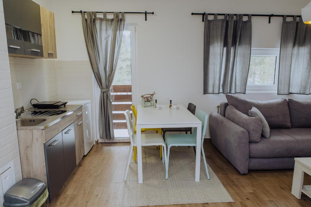 A kitchen or kitchenette at Planinsko srce