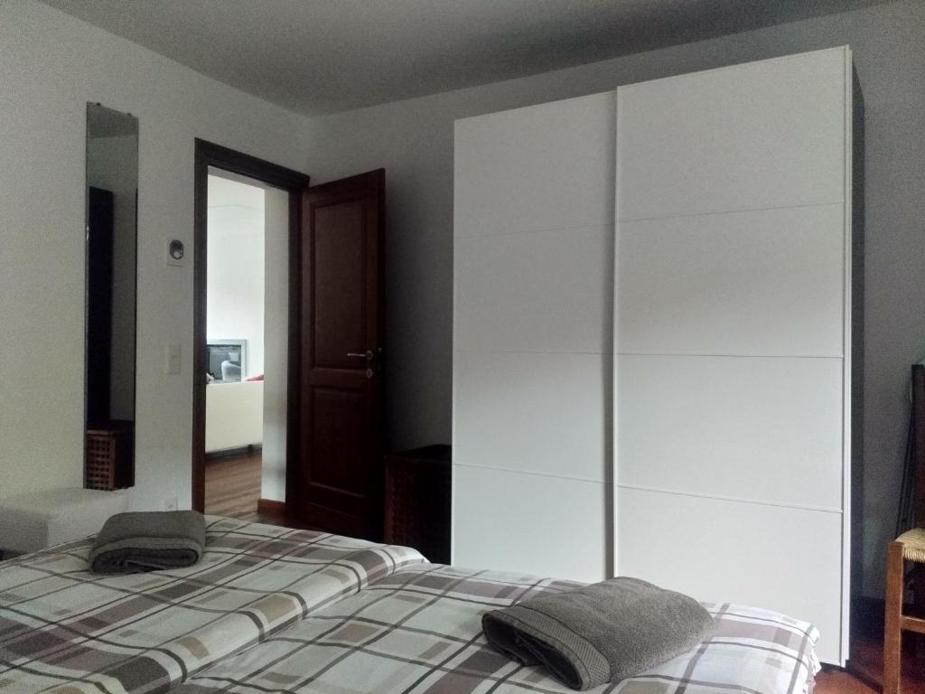 Rúm í herbergi á Appartement "Luigi Loft"