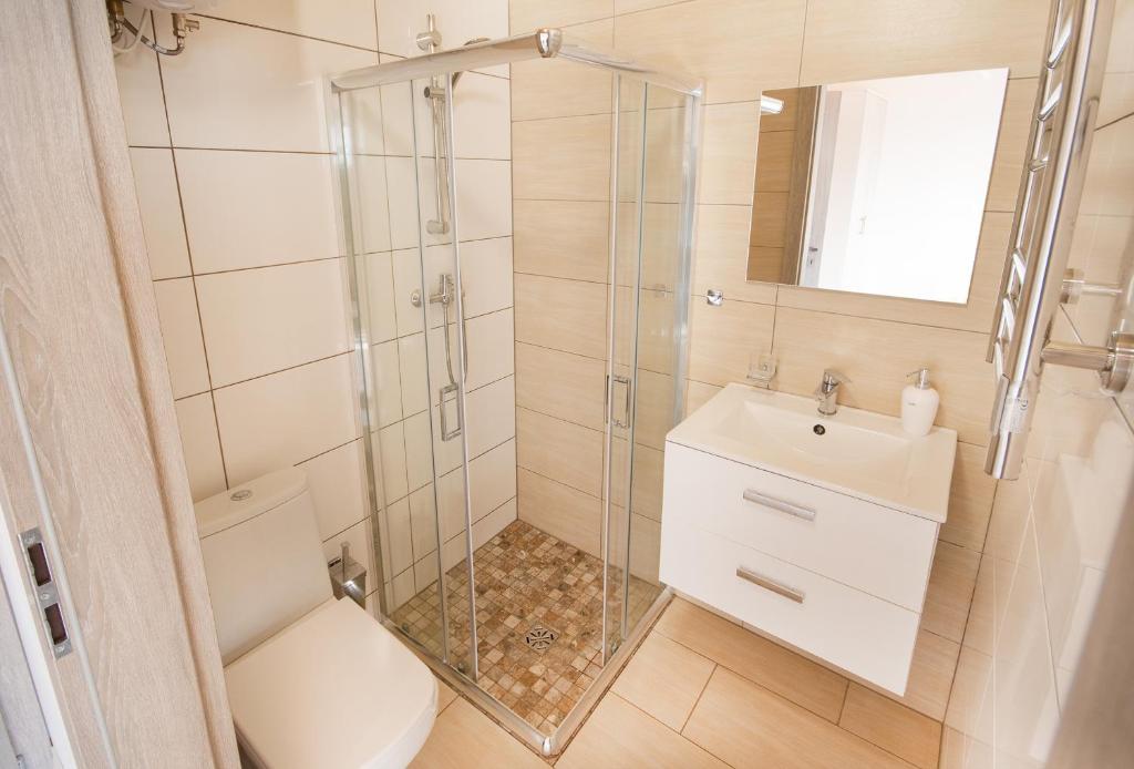 Koupelna v ubytování Baltic Resort