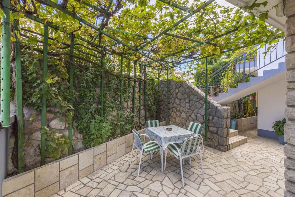 Vonkajšia záhrada v ubytovaní Studio in Selce 39357