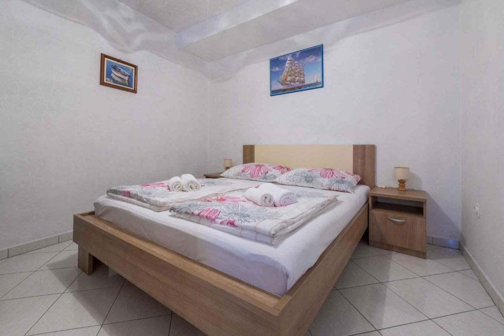 Posteľ alebo postele v izbe v ubytovaní Studio in Selce 39357