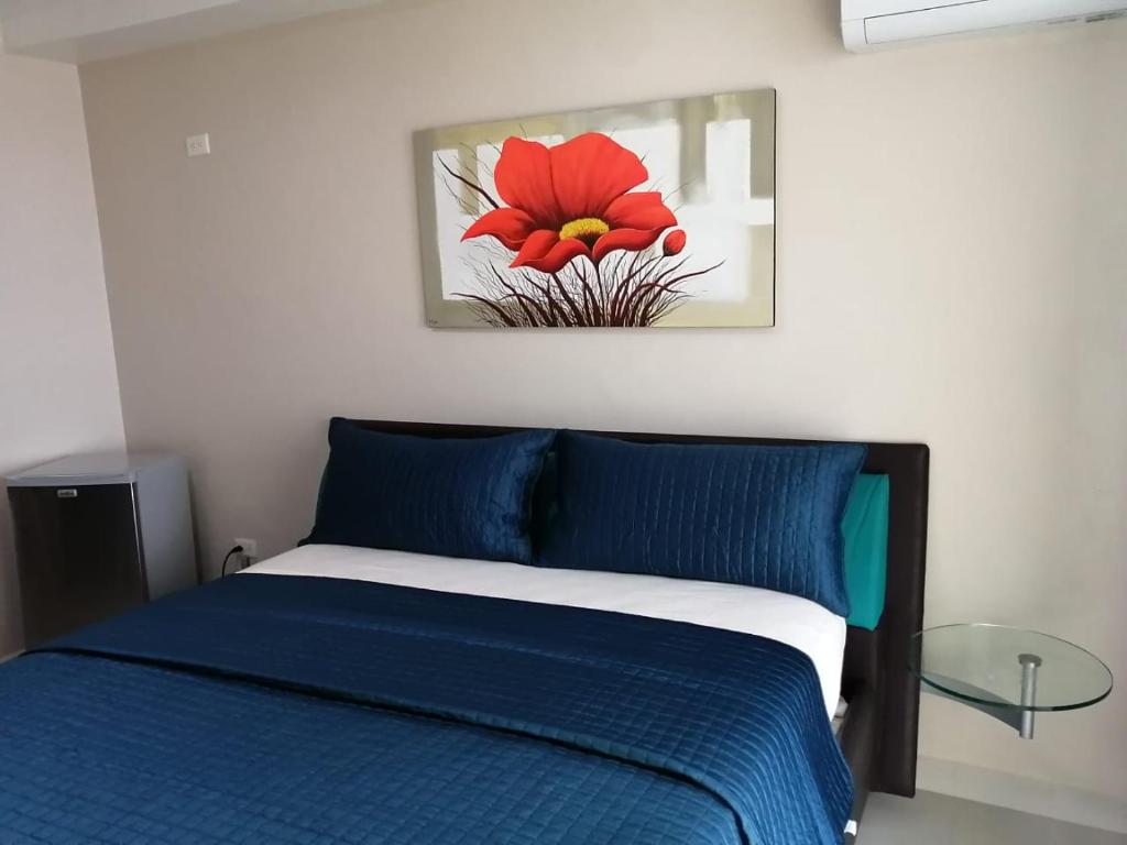 Postel nebo postele na pokoji v ubytování Hotel Andy