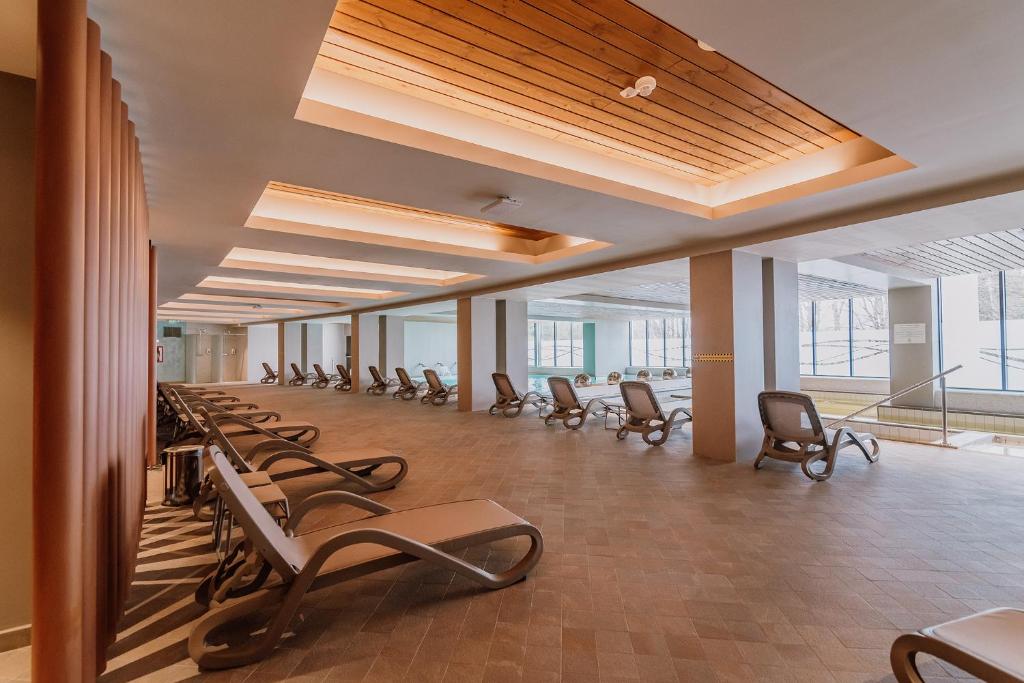 Fitness centrum a/nebo fitness zařízení v ubytování Ensana Ursina