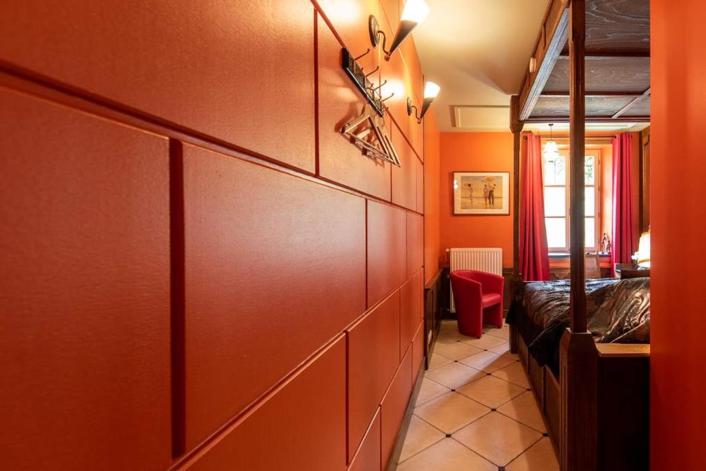 Postel nebo postele na pokoji v ubytování Chateau de Bézyl