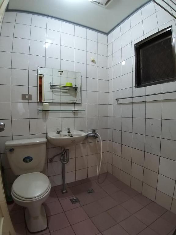 Koupelna v ubytování Xi Zhi Tou Homestay