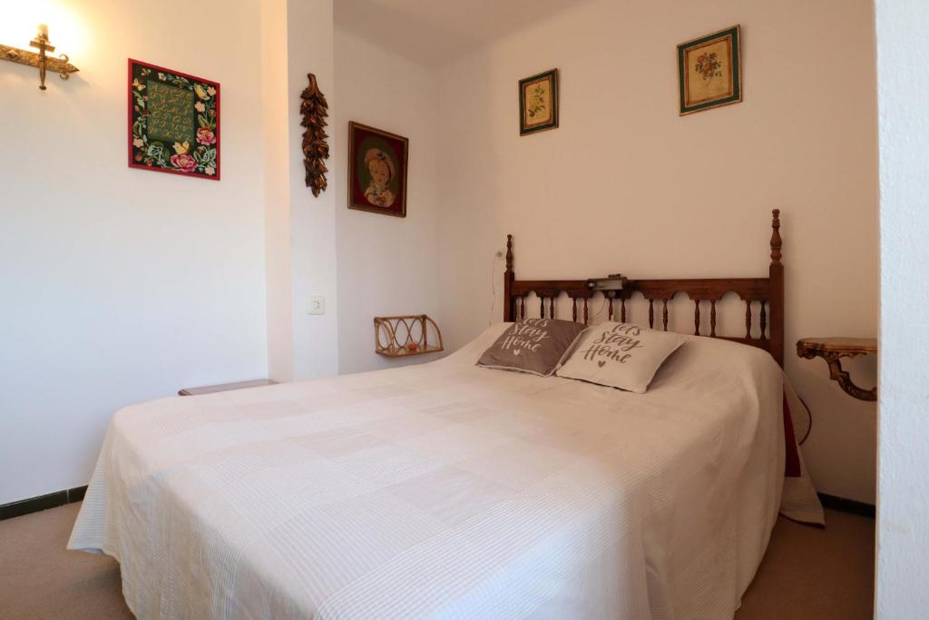Posteľ alebo postele v izbe v ubytovaní Creu de sant pol, apartamento 2 pax a pocos metros Playa Sant Pol F30066