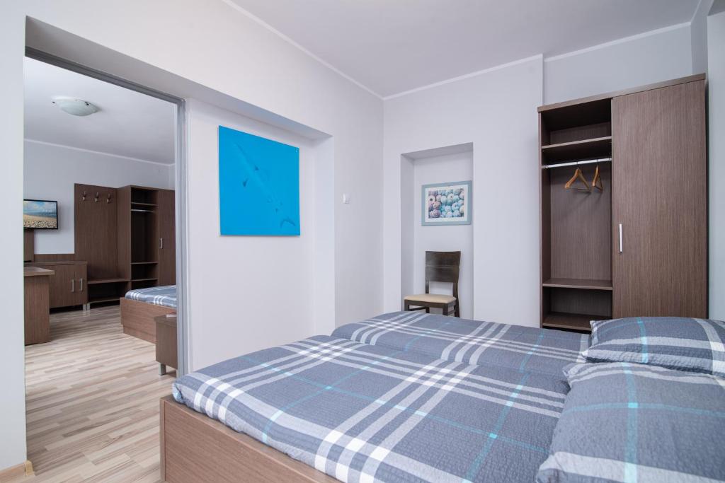 Cama o camas de una habitación en Super Pokoje Tom