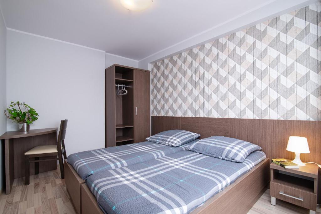 Cama o camas de una habitación en Super Pokoje Tom