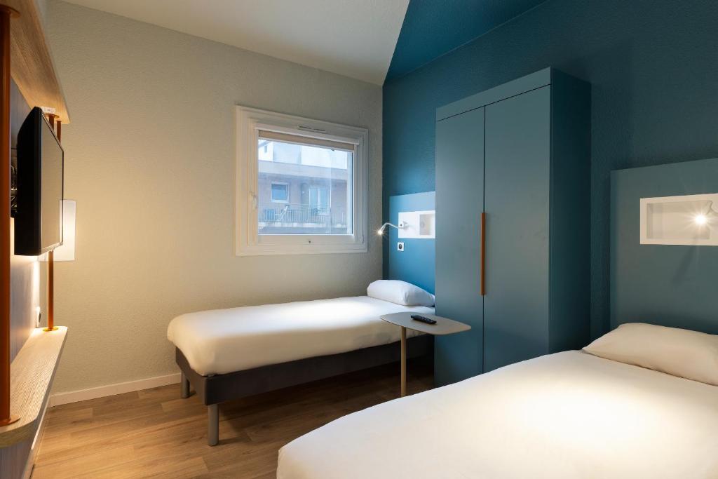 Ibis Budget Bourgoin Jallieu Centre - 经典间 - 带一张双人床和一张单人床