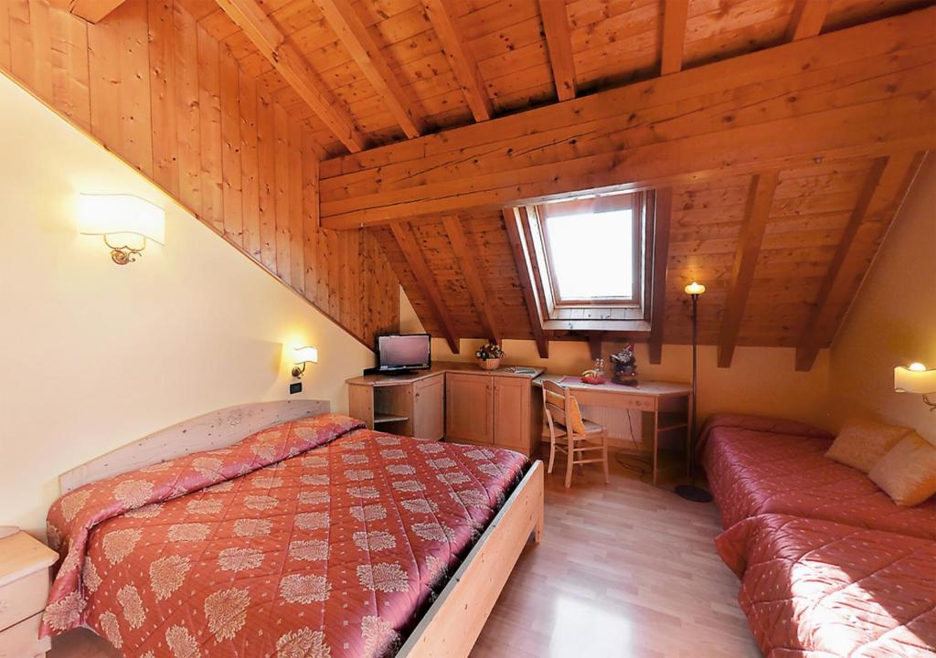 Postel nebo postele na pokoji v ubytování Hotel da Barba B&B