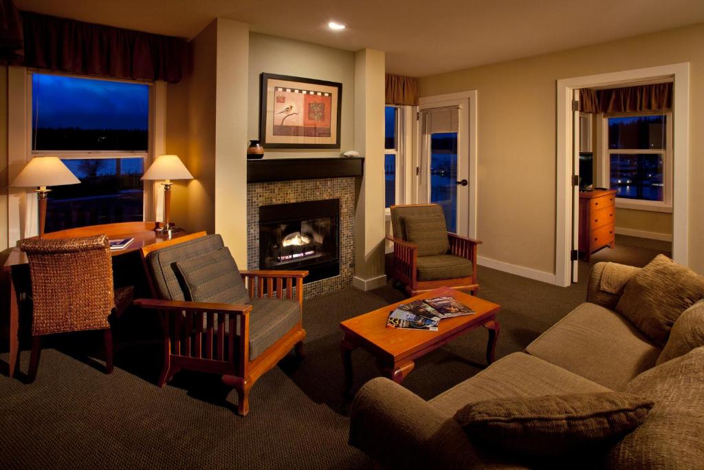 Posezení v ubytování Resort at Port Ludlow