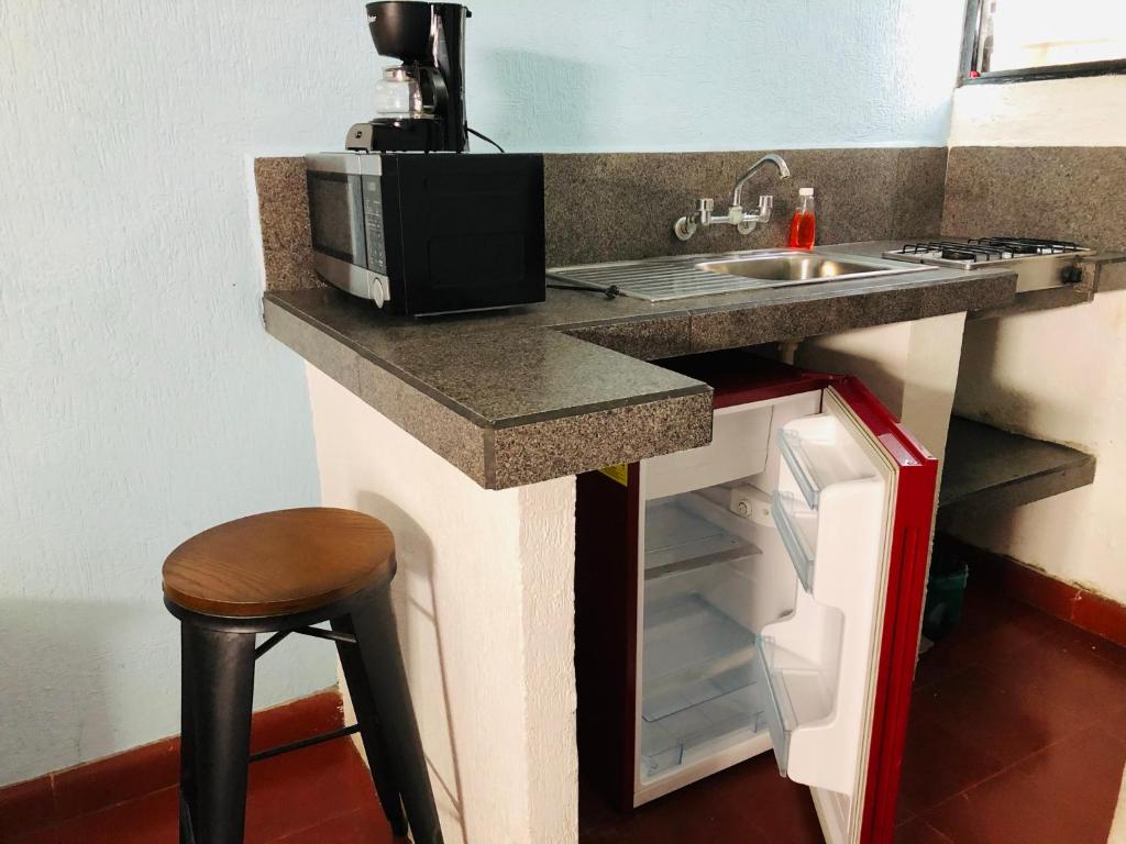 Cuina o zona de cuina de Hotel Dpas 52