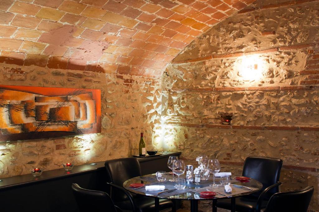 Posezení v ubytování Auberge Du Roua