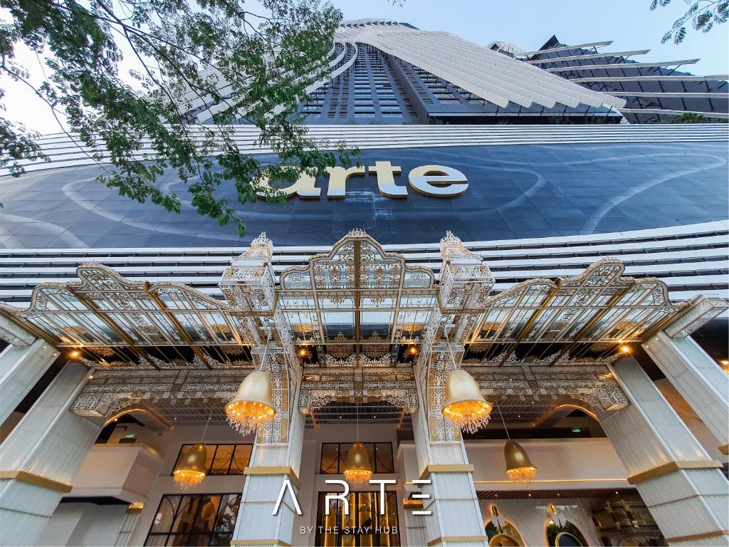 a view of the facade of a building at Arte Mont Kiara Luxury Suite in Kuala Lumpur