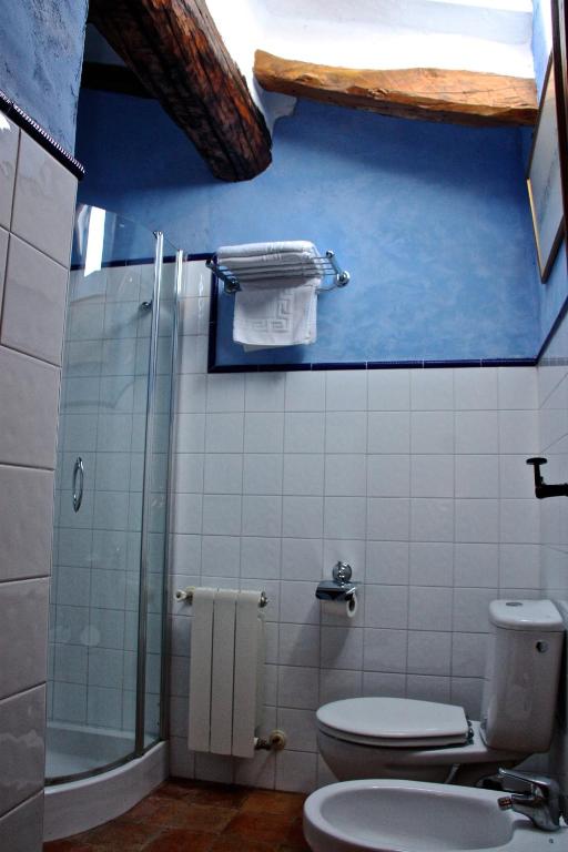 Koupelna v ubytování Hotel Rural Mas Fontanelles