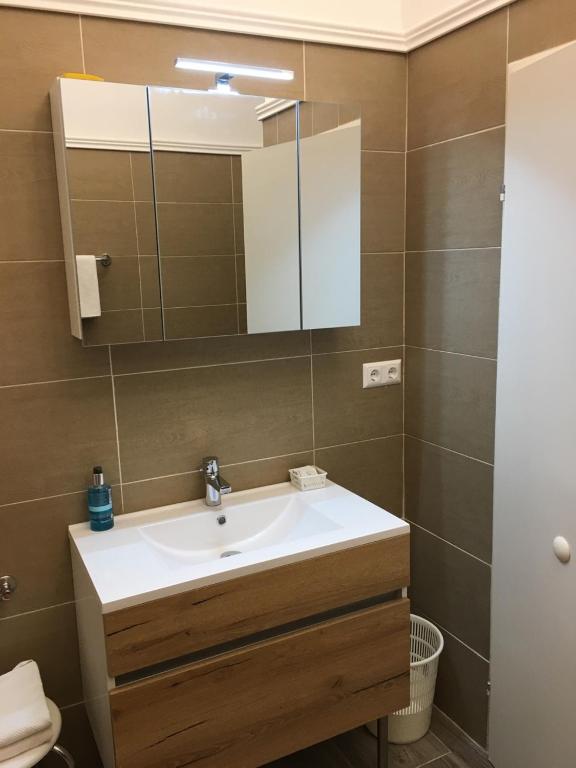 Koupelna v ubytování Cityhotel Ratheiser