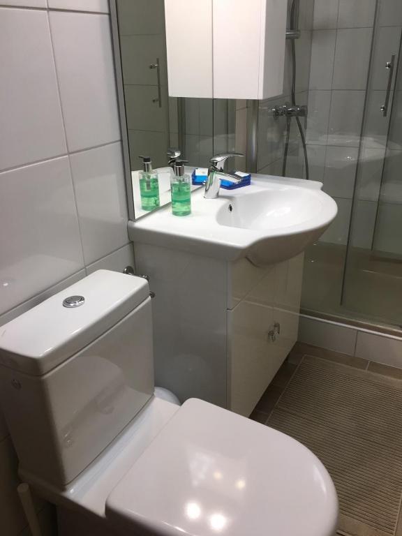Koupelna v ubytování Cityhotel Ratheiser