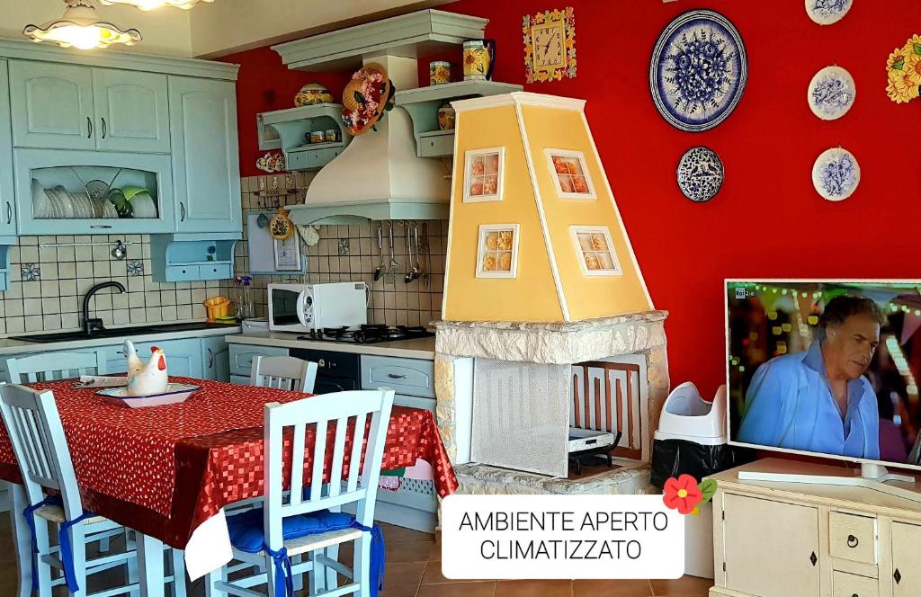 Kuchyňa alebo kuchynka v ubytovaní Casa Isa