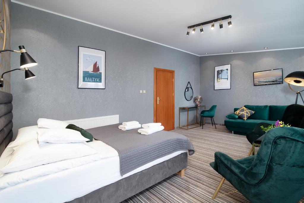 Posezení v ubytování Hotel Rejs