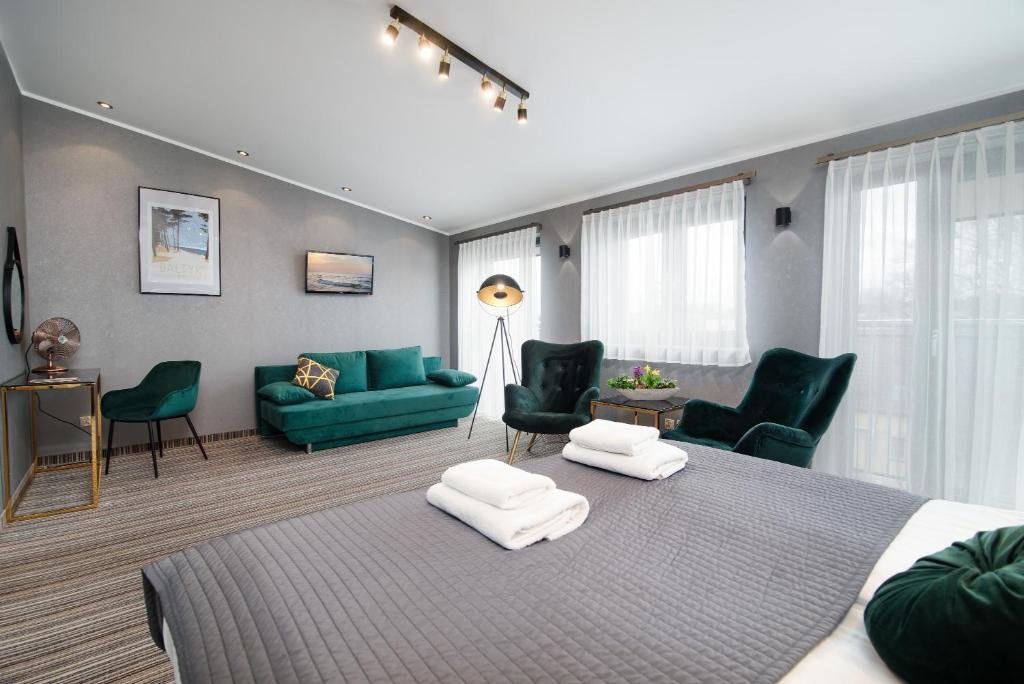 Posezení v ubytování Hotel Rejs