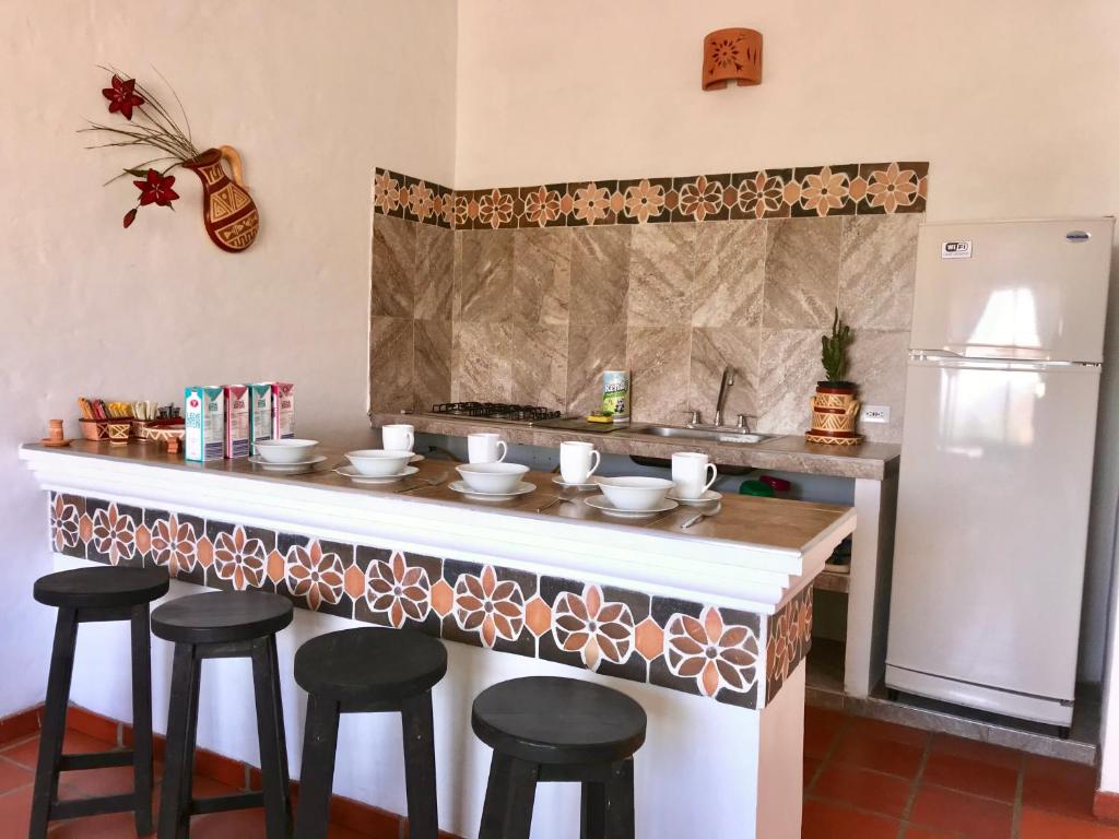 Kuchyň nebo kuchyňský kout v ubytování Villa del Sol - Apartamentos Turísticos