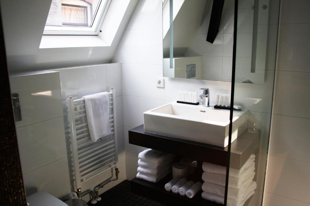 Koupelna v ubytování Hotel 't Keershuys