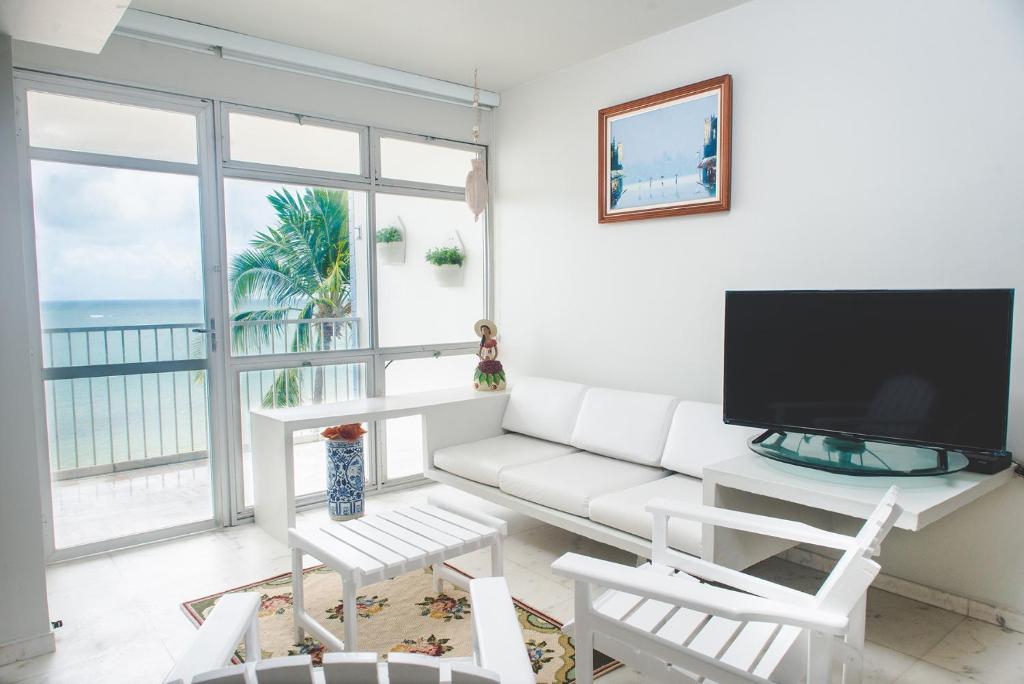  Lindo e aconchegante apto com Wi-Fi à beira-mar