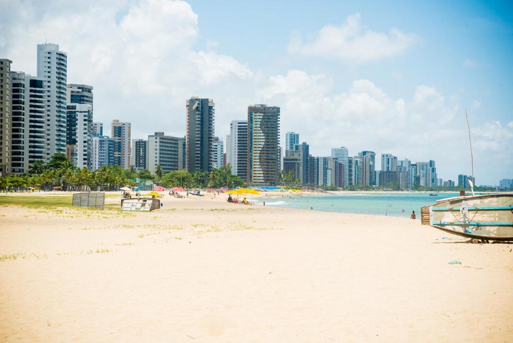  Lindo e aconchegante apto com Wi-Fi à beira-mar