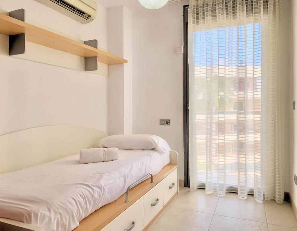 Postel nebo postele na pokoji v ubytování Cofradia Penthouse