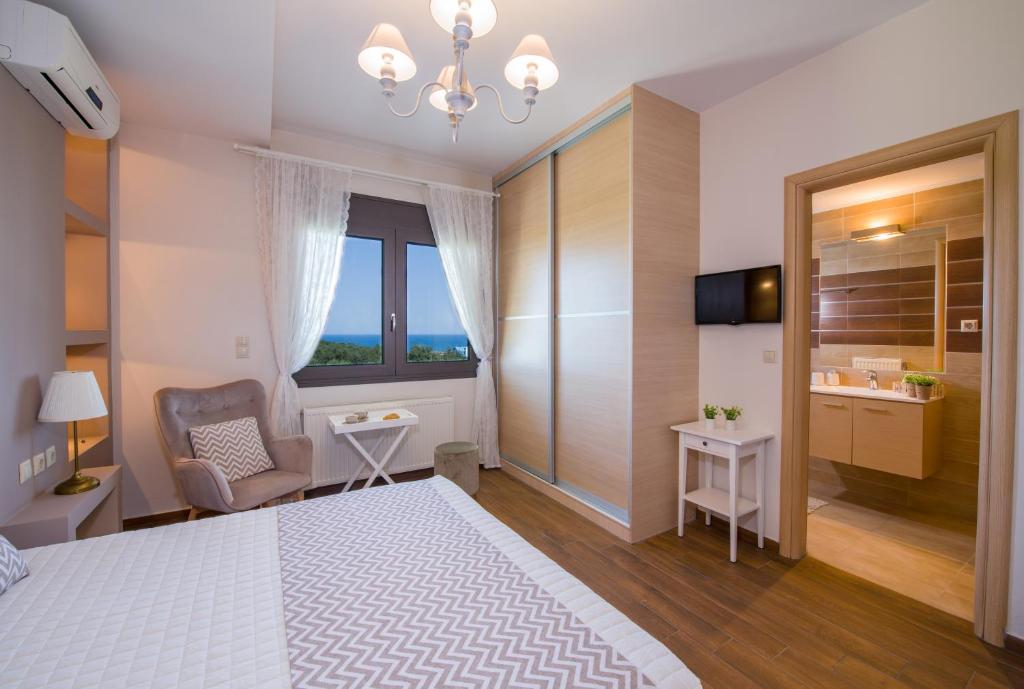 TV a/nebo společenská místnost v ubytování Villa Elisabeth View