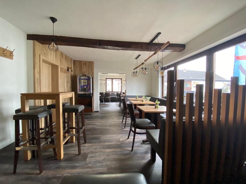 Posezení v ubytování Landgasthof-Bikerhotel Arnold